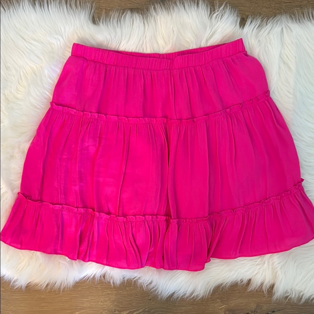 The Impeccable Pig Pink A-Line Skirt